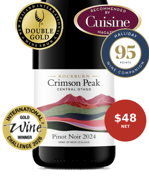 (image for) Rockburn Crimson Peak Pinot Noir 2024 [NZIWC 98]